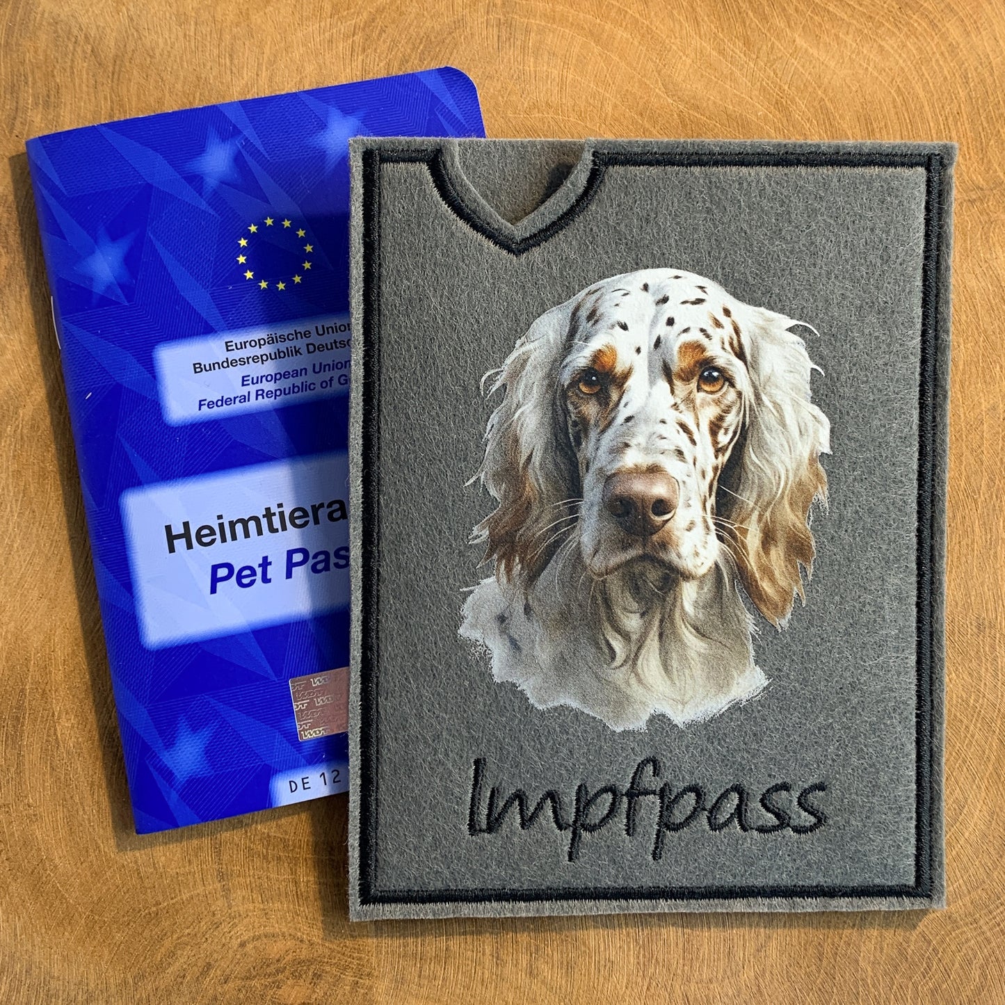 English Setter Impfpasshülle