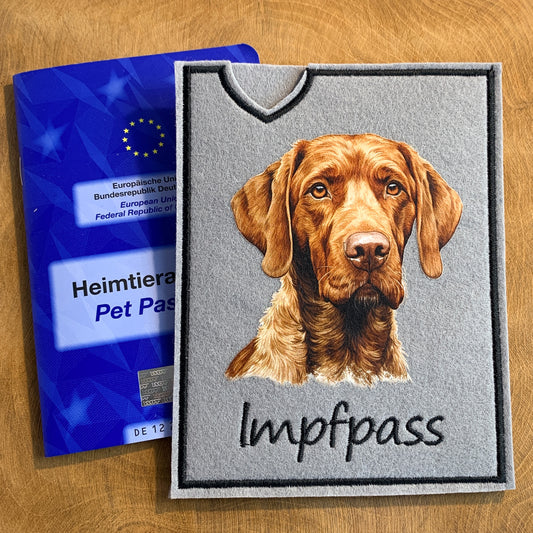 Magyar Vizsla Drahthaar Impfpasshülle (Motiv 1)