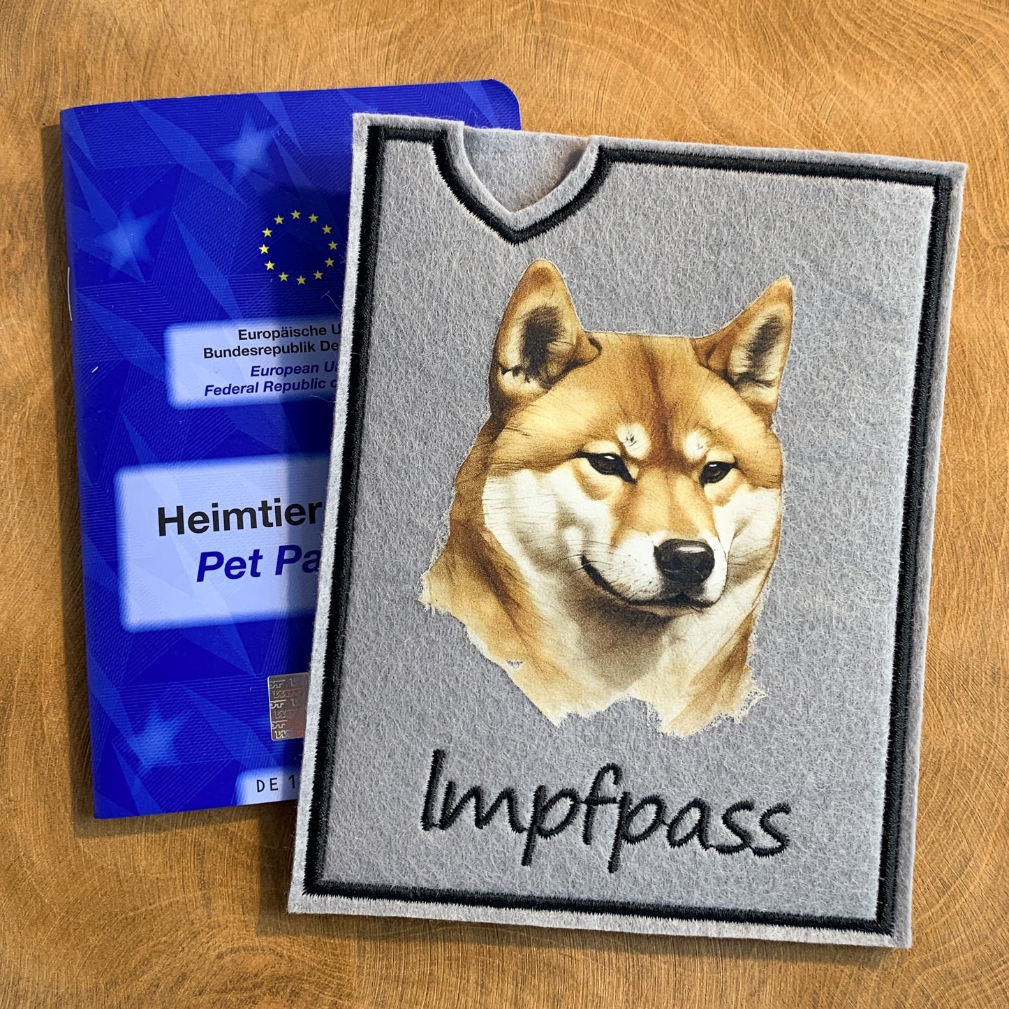 Shiba Inu Impfpasshülle (Motiv 1)