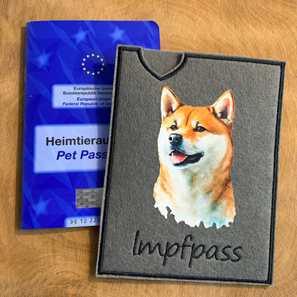 Shiba Inu Impfpasshülle (Motiv 3)