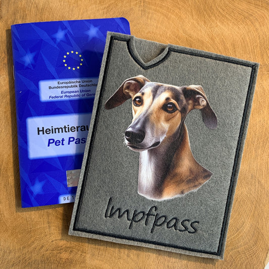 Greyhound Impfpasshülle (Motiv 1)