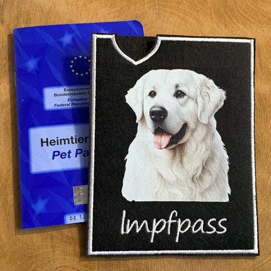 Kuvasz Impfpasshülle (Motiv 2)