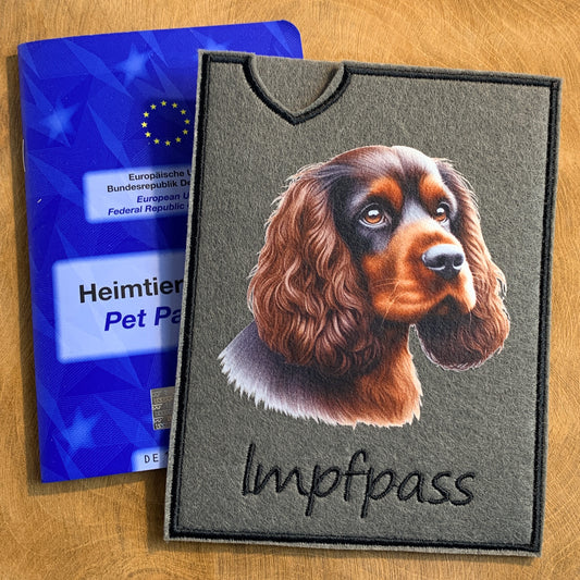 Sussex Spaniel Impfpasshülle (Motiv 2)