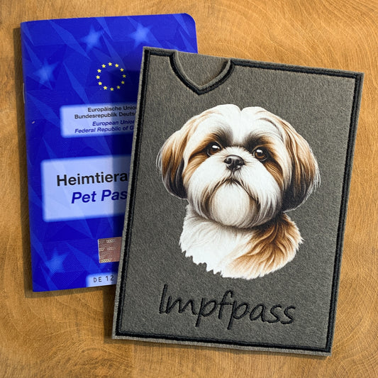 Shih Tzu Impfpasshülle (Motiv 4)