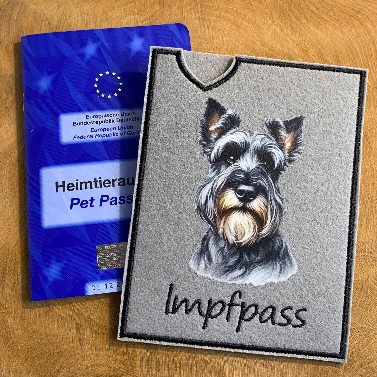 Tschechischer Terrier Impfpasshülle (Motiv 1)