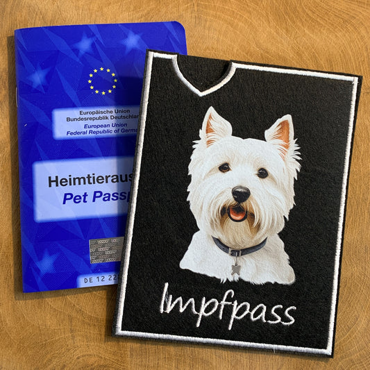 West Highland White Terrier Impfpasshülle (Motiv 3)