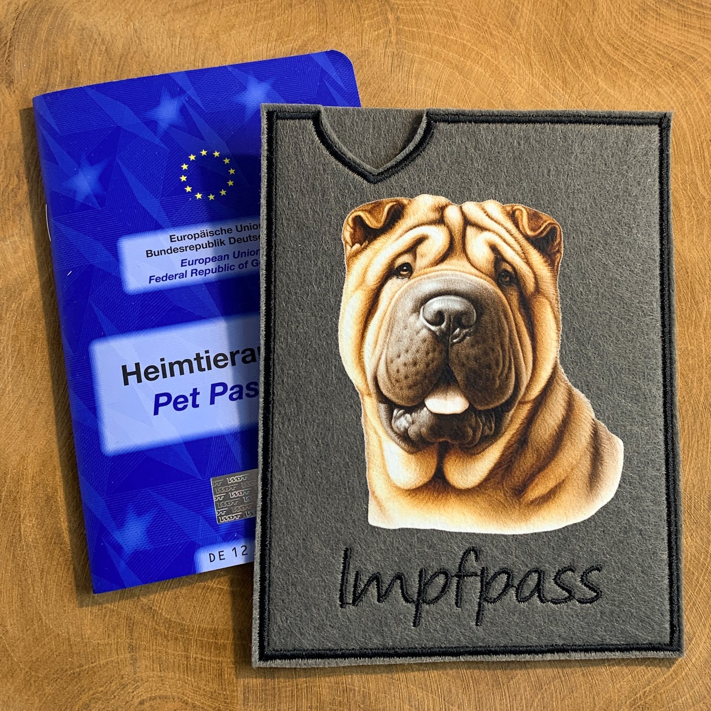 Shar-Pei Impfpasshülle (Motiv 2)