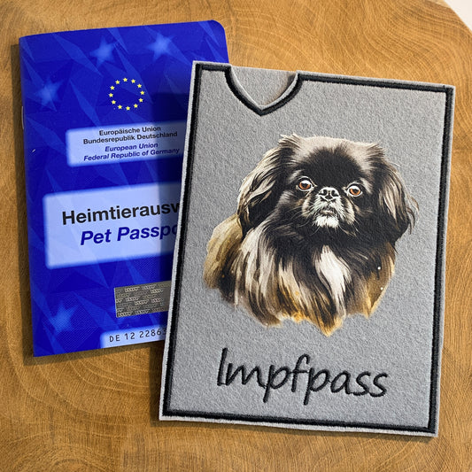 Pekinese Impfpasshülle (Motiv 2)