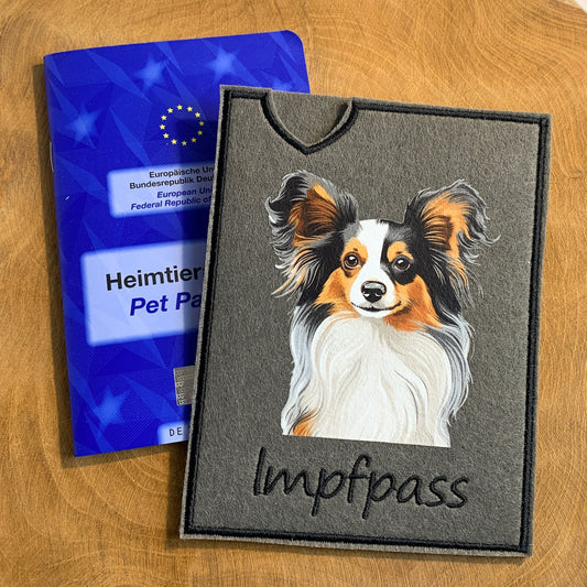 Papillon Impfpasshülle (Motiv 5)