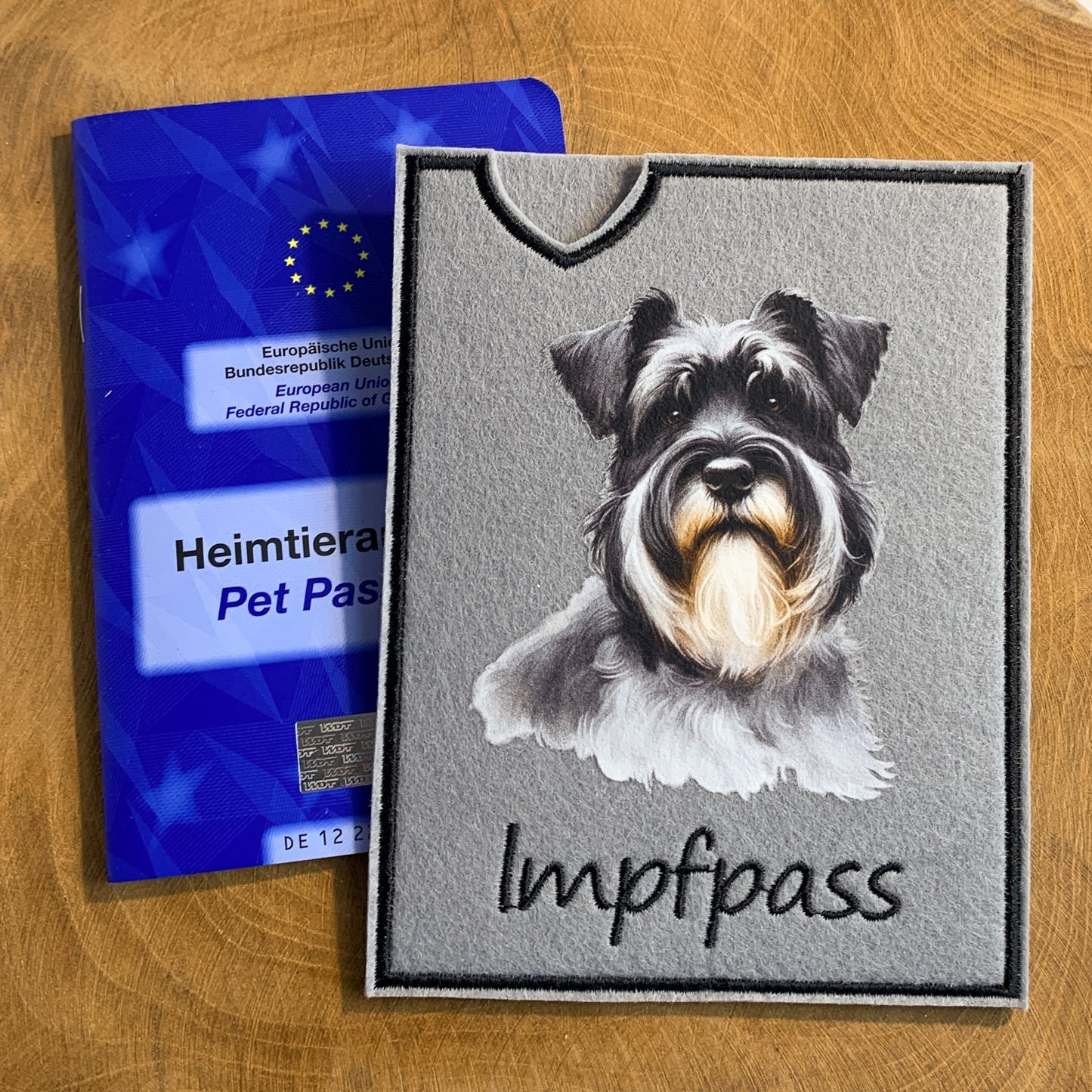 Sealyham Terrier Impfpasshülle (Motiv 1)