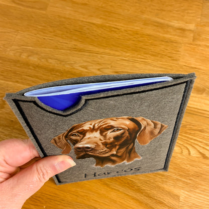 Vizsla Impfpasshülle – Seitenansicht