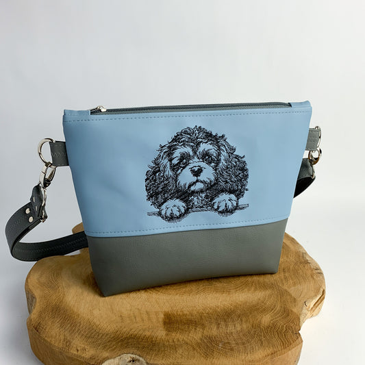 Pudel King Charles Minka - Umhängetasche