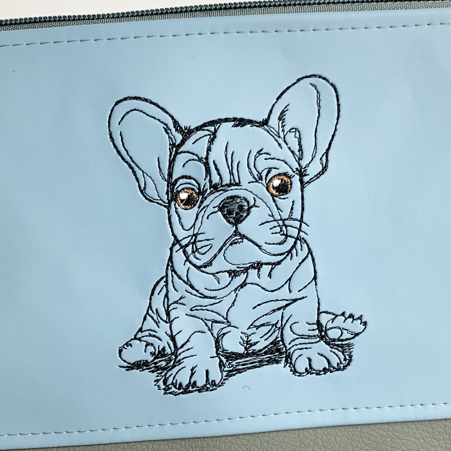 Französische Bulldogge JD sketch - Umhängetasche