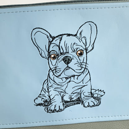 Französische Bulldogge JD sketch - Umhängetasche