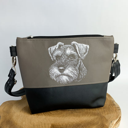 Zwergschnauzer Buster - Umhängetasche