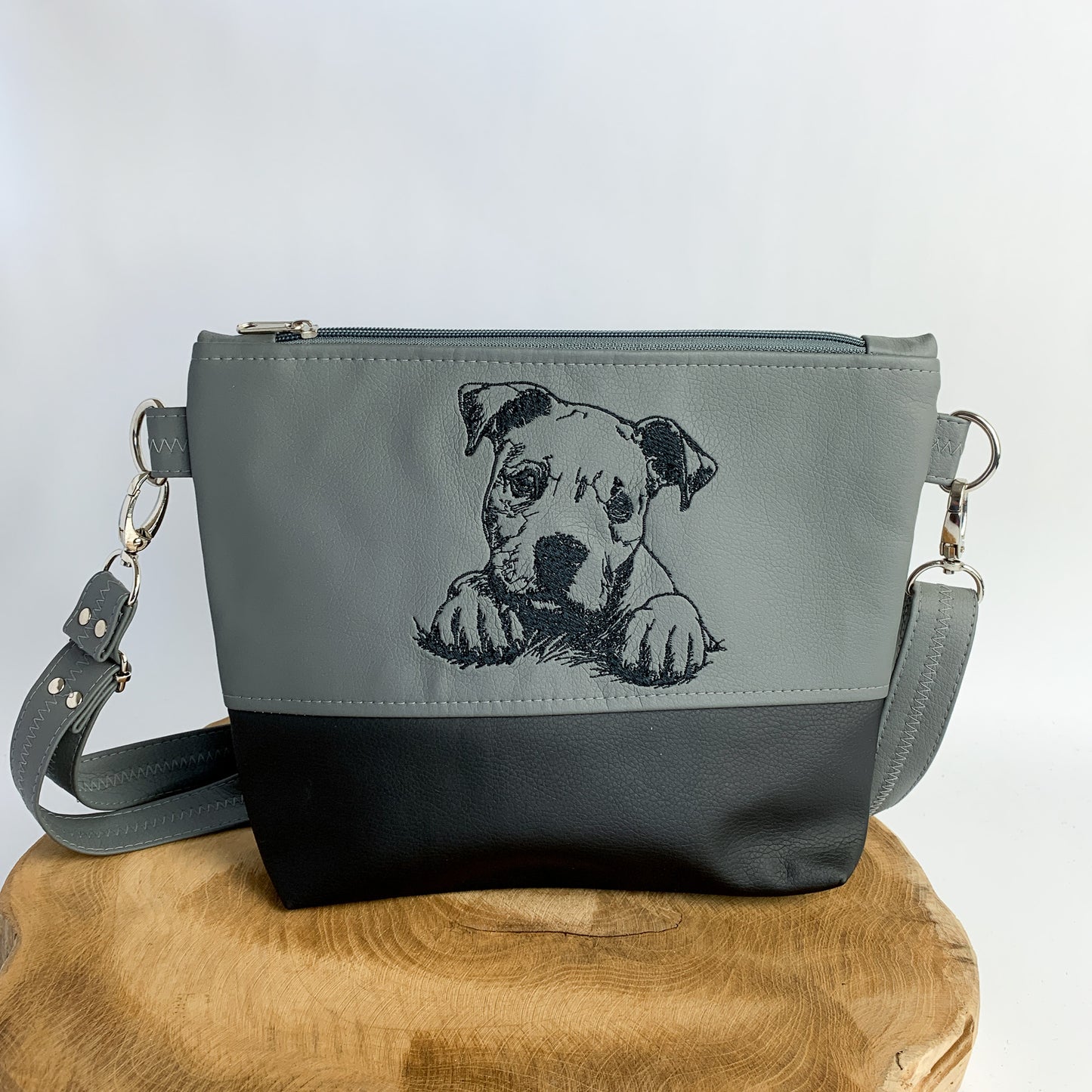 American Staffordshire Welpe Bax - Umhängetasche