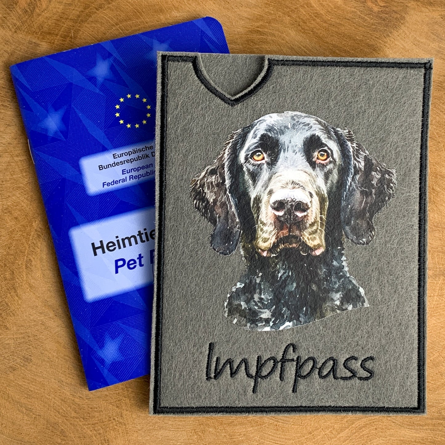 Curly Coated Retriever Impfpasshülle