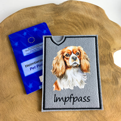 Cavalier King Charles Impfpasshülle (Motiv 1)