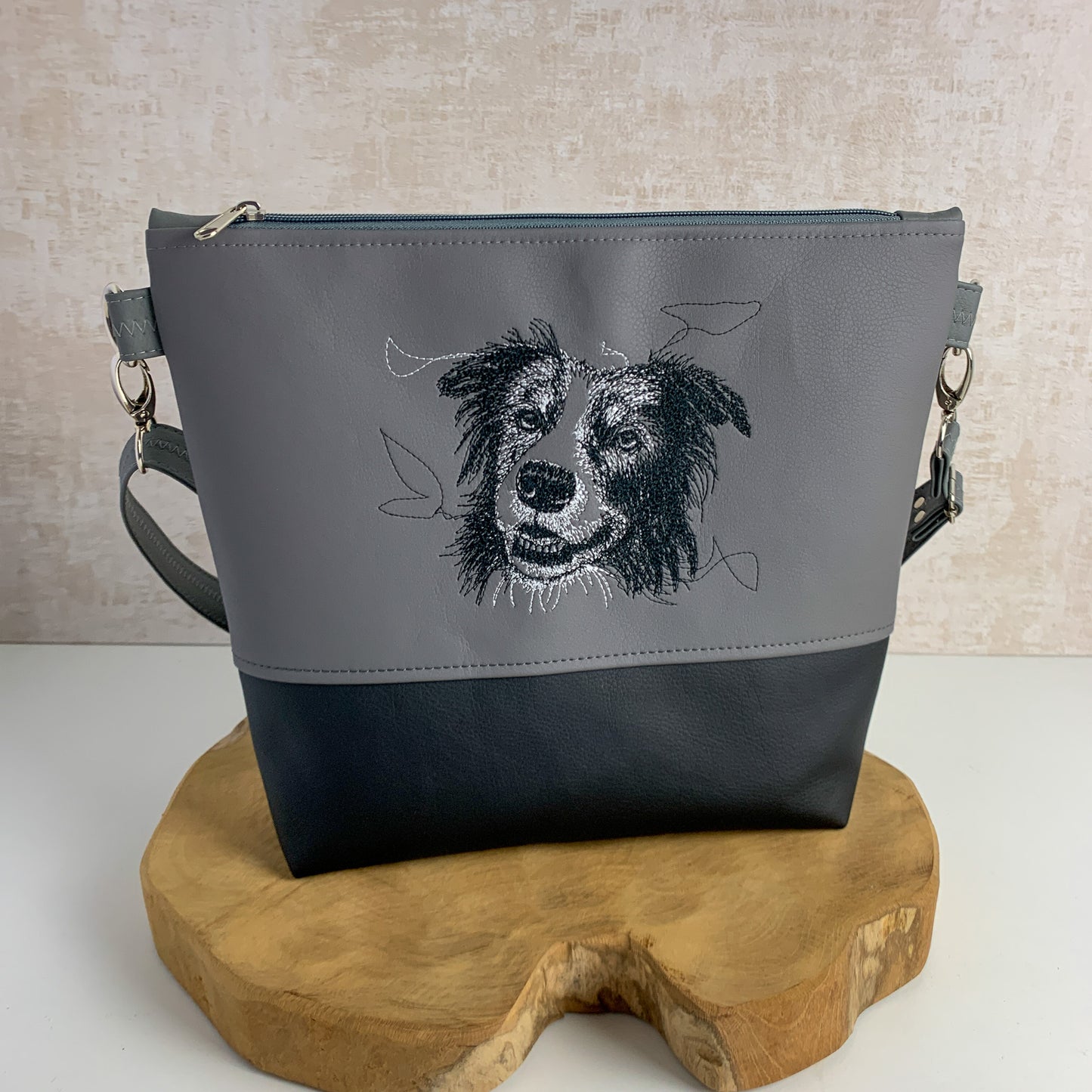 Border Collie Cync - Umhängetasche