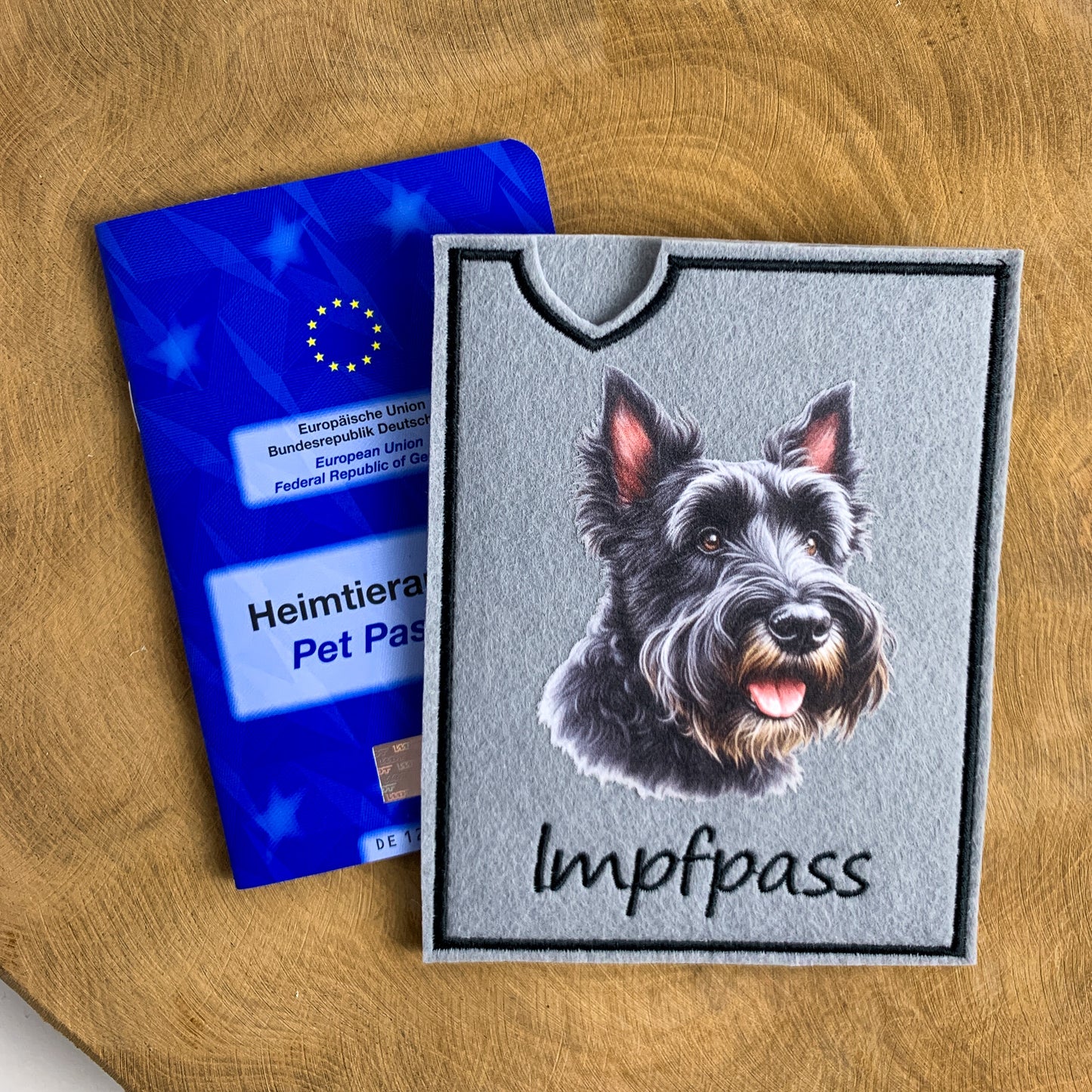 Scottish Terrier Impfpasshülle (Motiv 3)