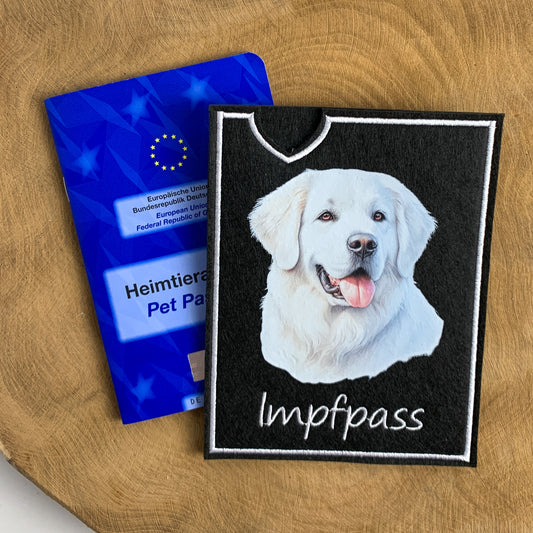 Kuvasz Impfpasshülle (Motiv 1)