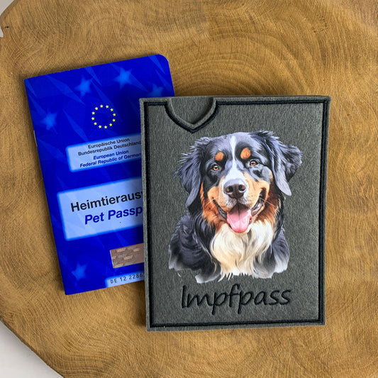 Berner Sennenhund Impfpasshülle (Motiv 3)