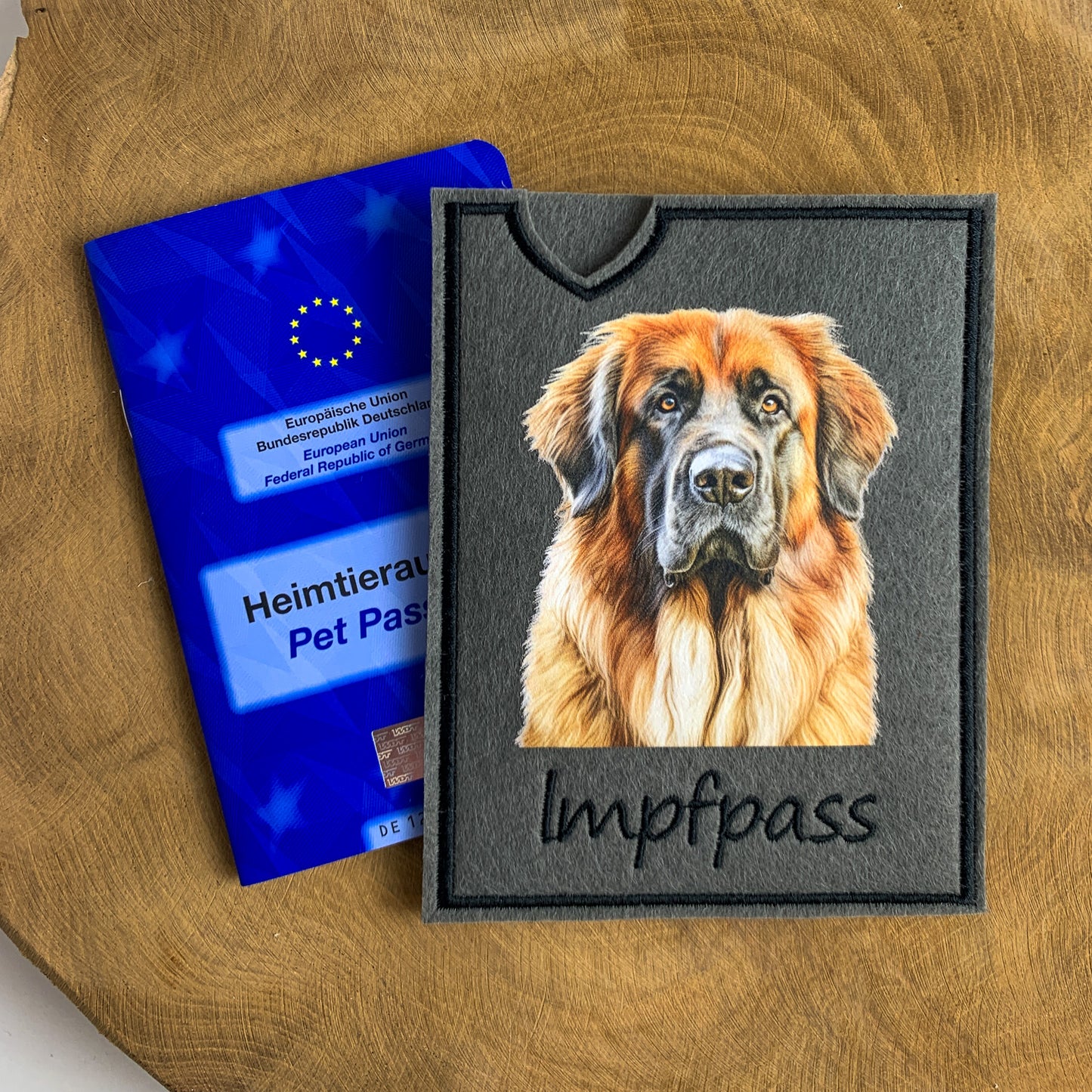 Leonberger Impfpasshülle (Motiv 1)