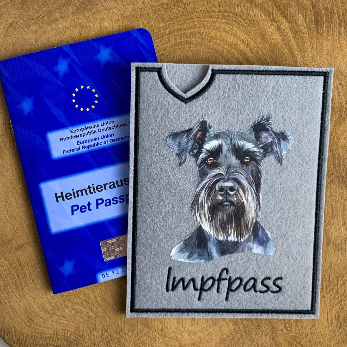 Riesenschnauzer Impfpasshülle (Motiv 2)