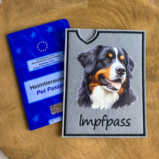 Berner Sennenhund Impfpasshülle (Motiv 2)