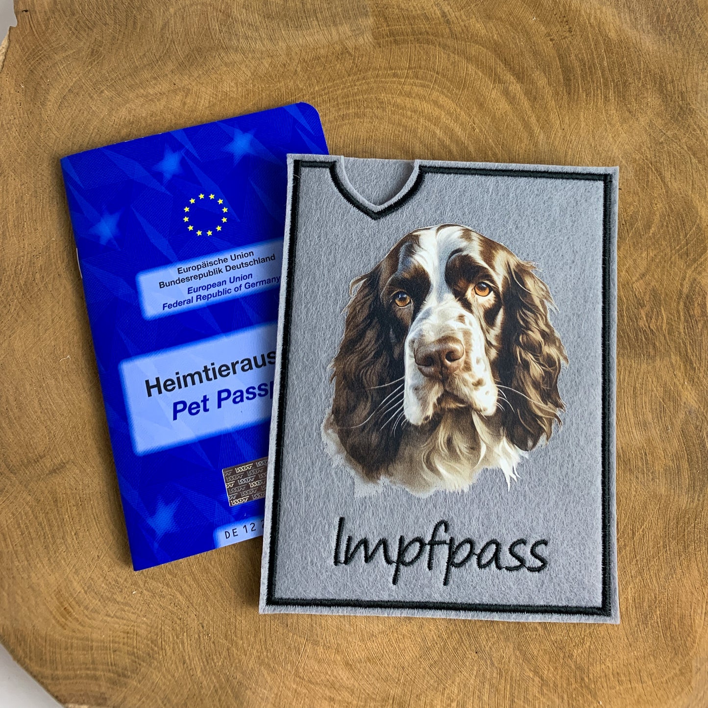 English Springer Spaniel Impfpasshülle (Motiv 1)