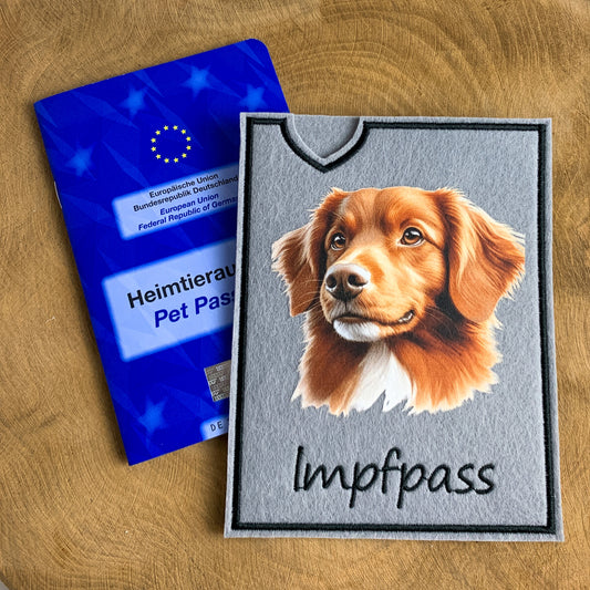 Nova Scotia Duck Tolling Retriever Impfpasshülle (Motiv 4)