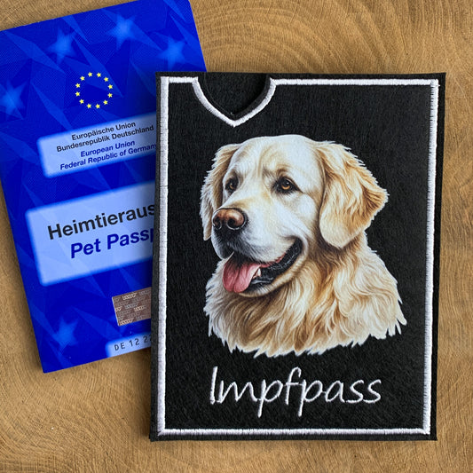 Golden Retriever Impfpasshülle (Motiv 2)