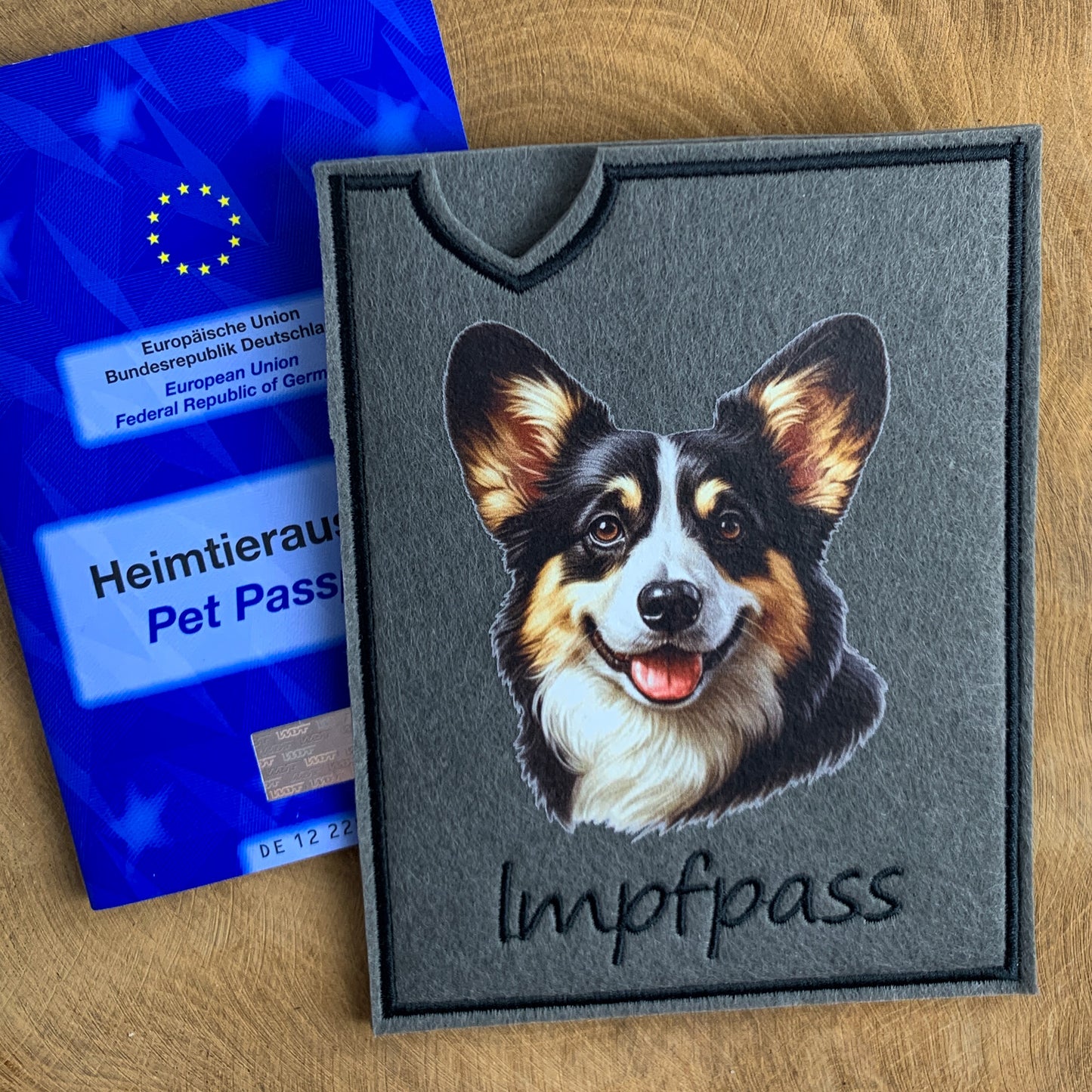Welsh Corgi Impfpasshülle (Motiv 3)
