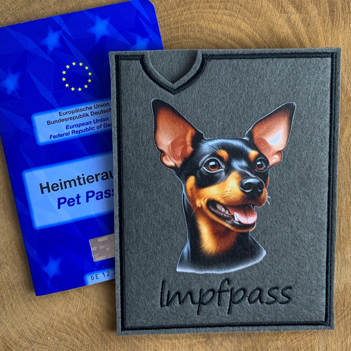 Pinscher Impfpasshülle (Motiv 2)