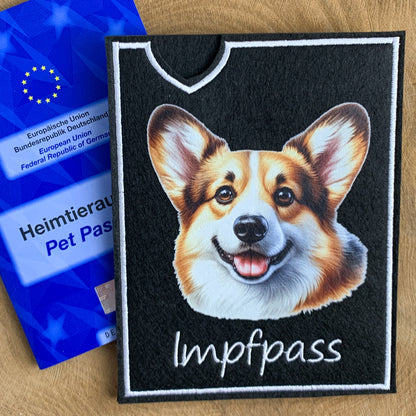 Welsh Corgi Impfpasshülle (Motiv 1)