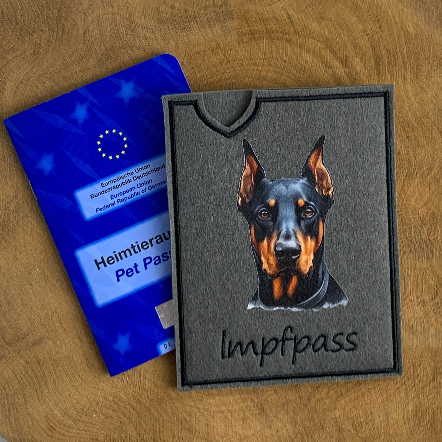 Dobermann Impfpasshülle (Motiv 4)