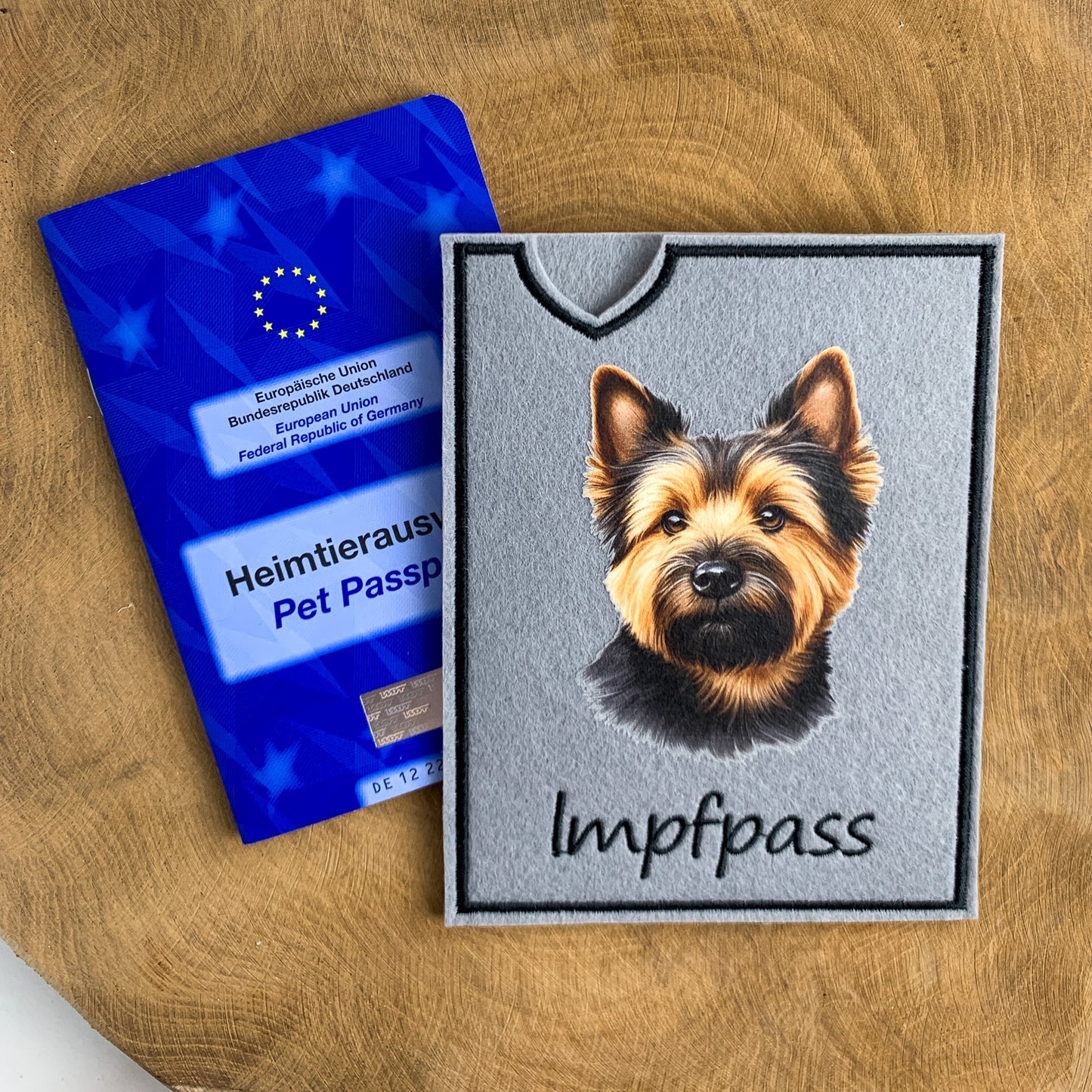 Norwich Terrier Impfpasshülle (Motiv 1)