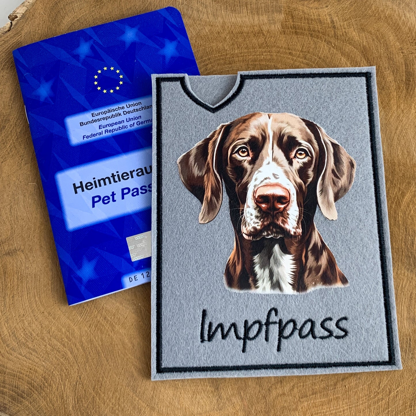 Deutsch Kurzhaar Impfpasshülle (Motiv 4)