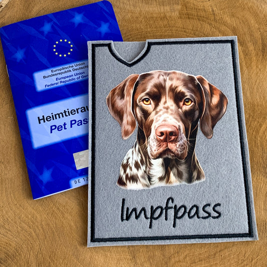 Deutsch Kurzhaar Impfpasshülle (Motiv 3)