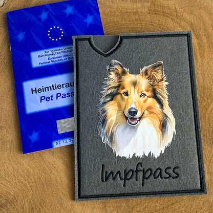 Shetland Sheepdog (Sheltie) Impfpasshülle (Motiv 2)