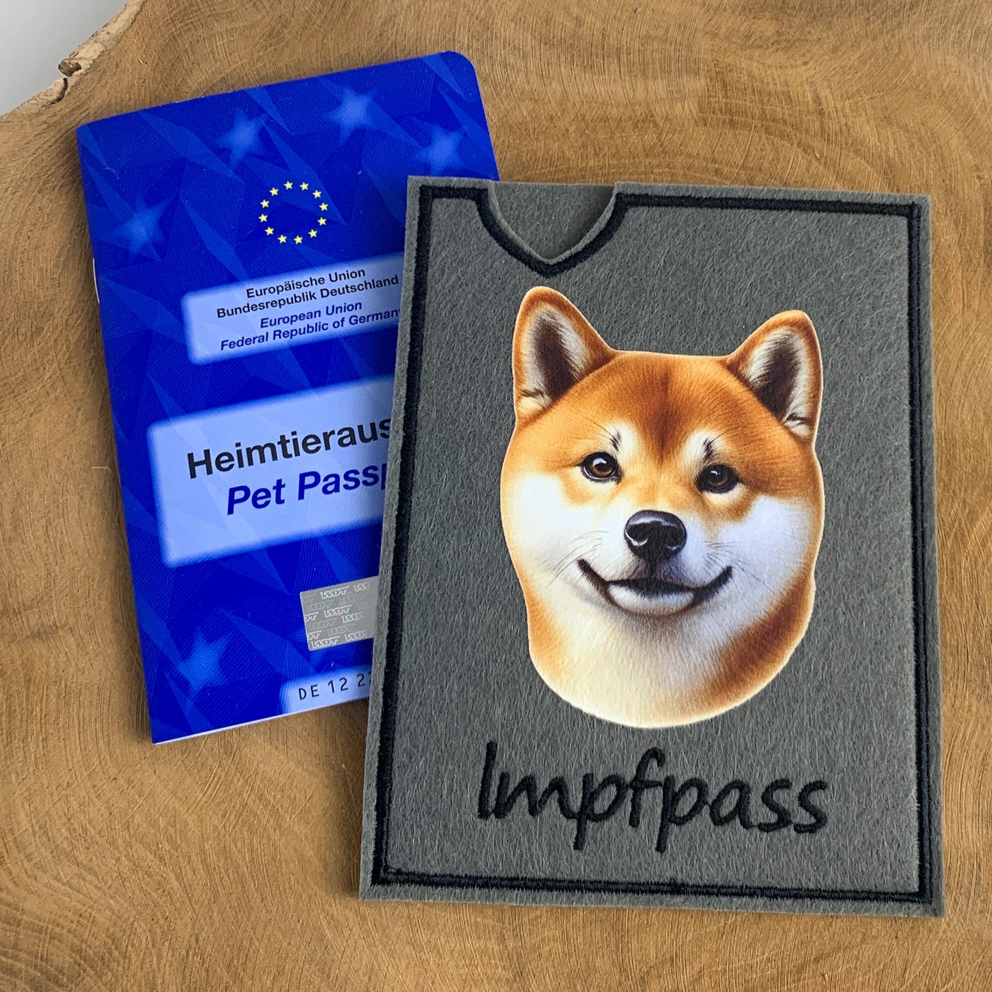 Shiba Inu Impfpasshülle (Motiv 7)