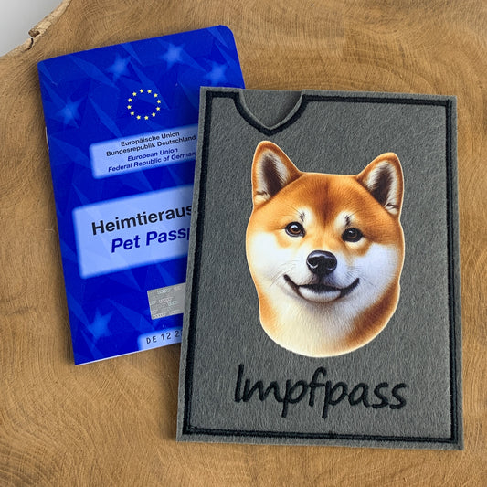 Shiba Inu Impfpasshülle (Motiv 7)