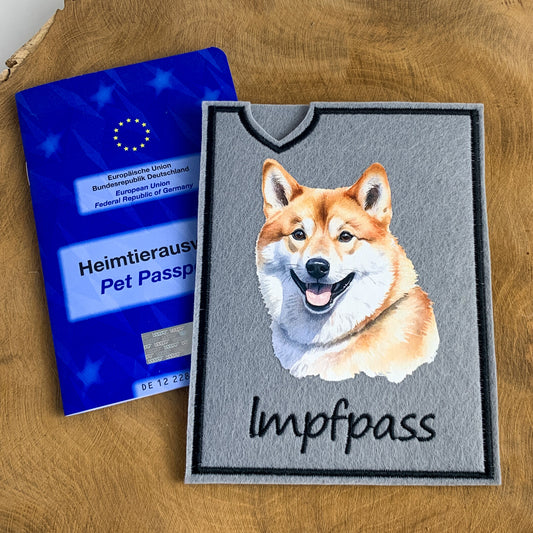 Shiba Inu Impfpasshülle (Motiv 5)