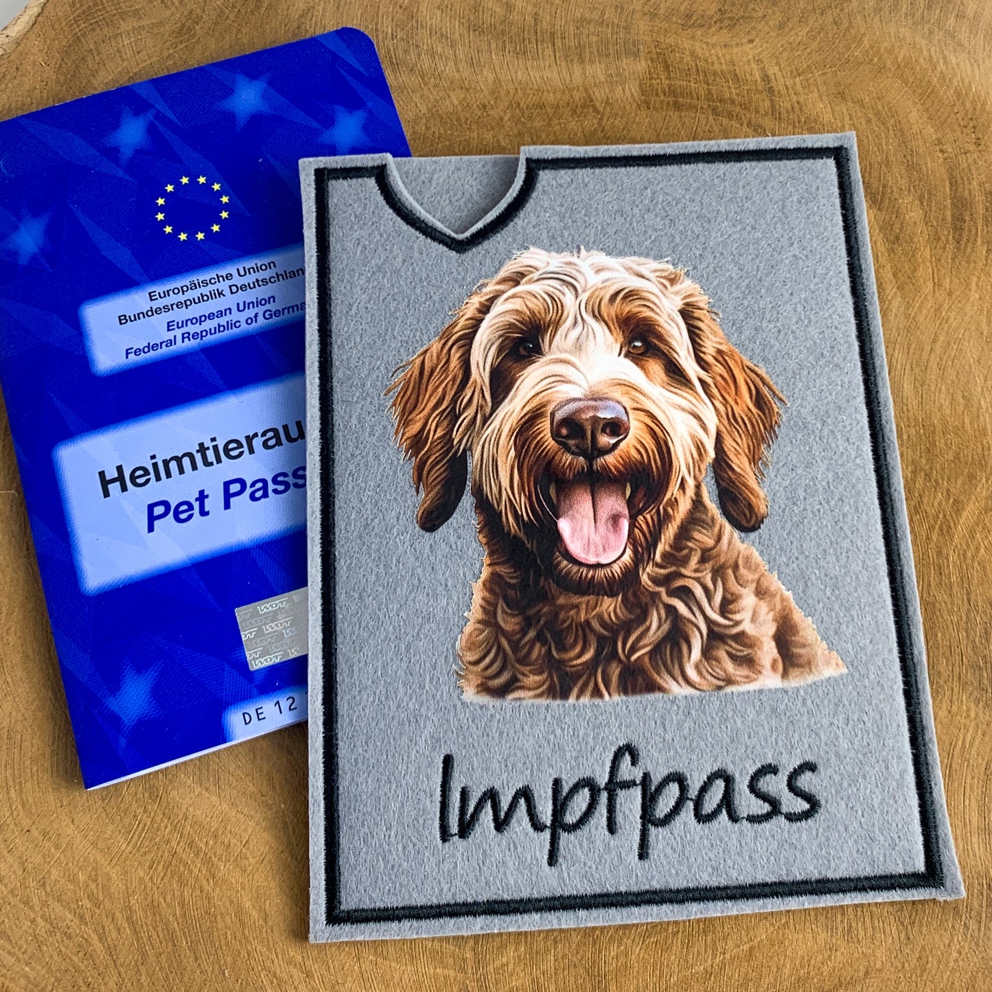 Doodle Impfpasshülle (Motiv 7)