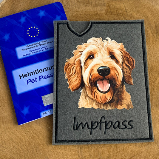 Doodle Impfpasshülle (Motiv 4)