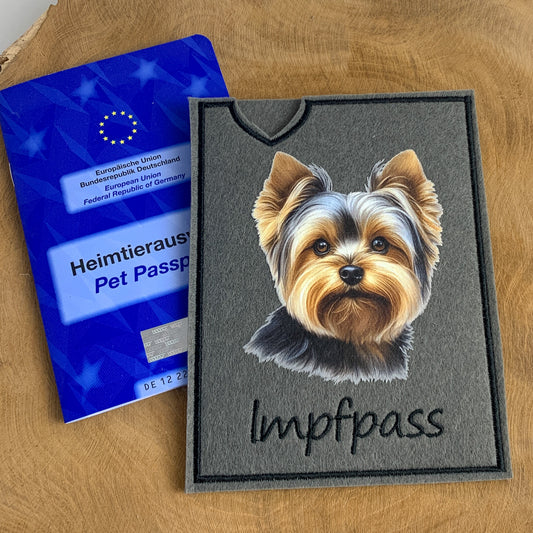 Yorkshire Terrier Impfpasshülle (Motiv 3)