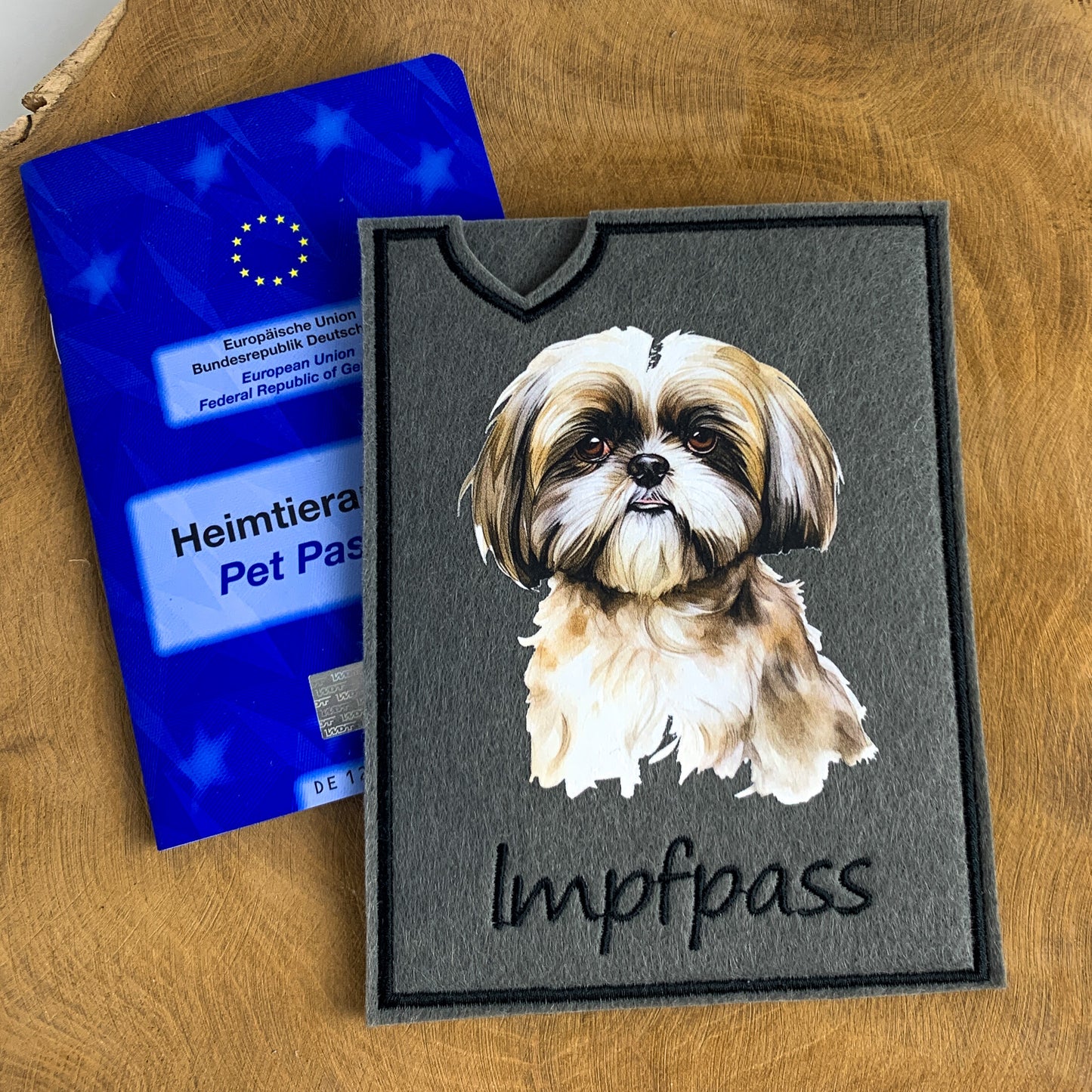 Shih Tzu Impfpasshülle (Motiv 1)