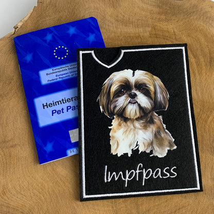 Shih Tzu Impfpasshülle (Motiv 1)