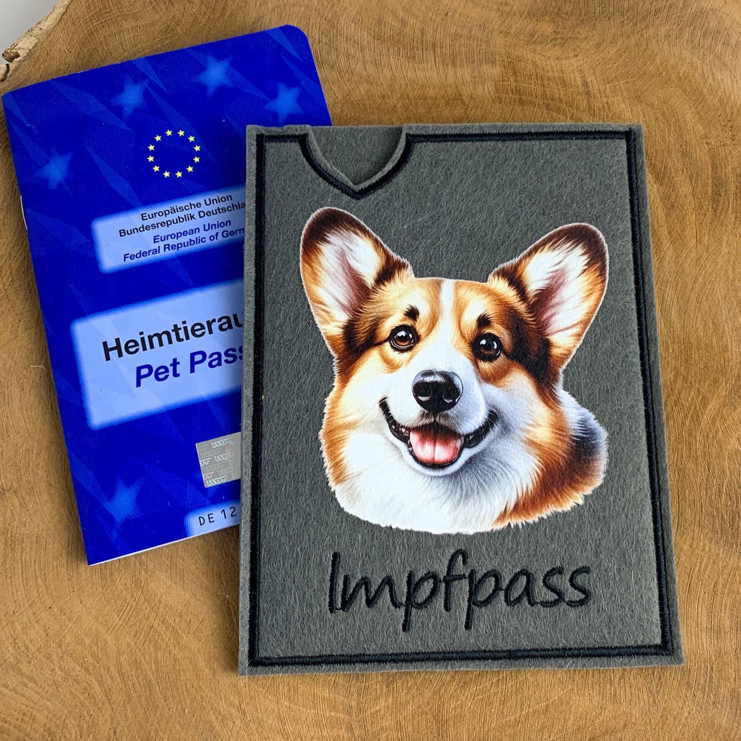 Welsh Corgi Impfpasshülle (Motiv 1)