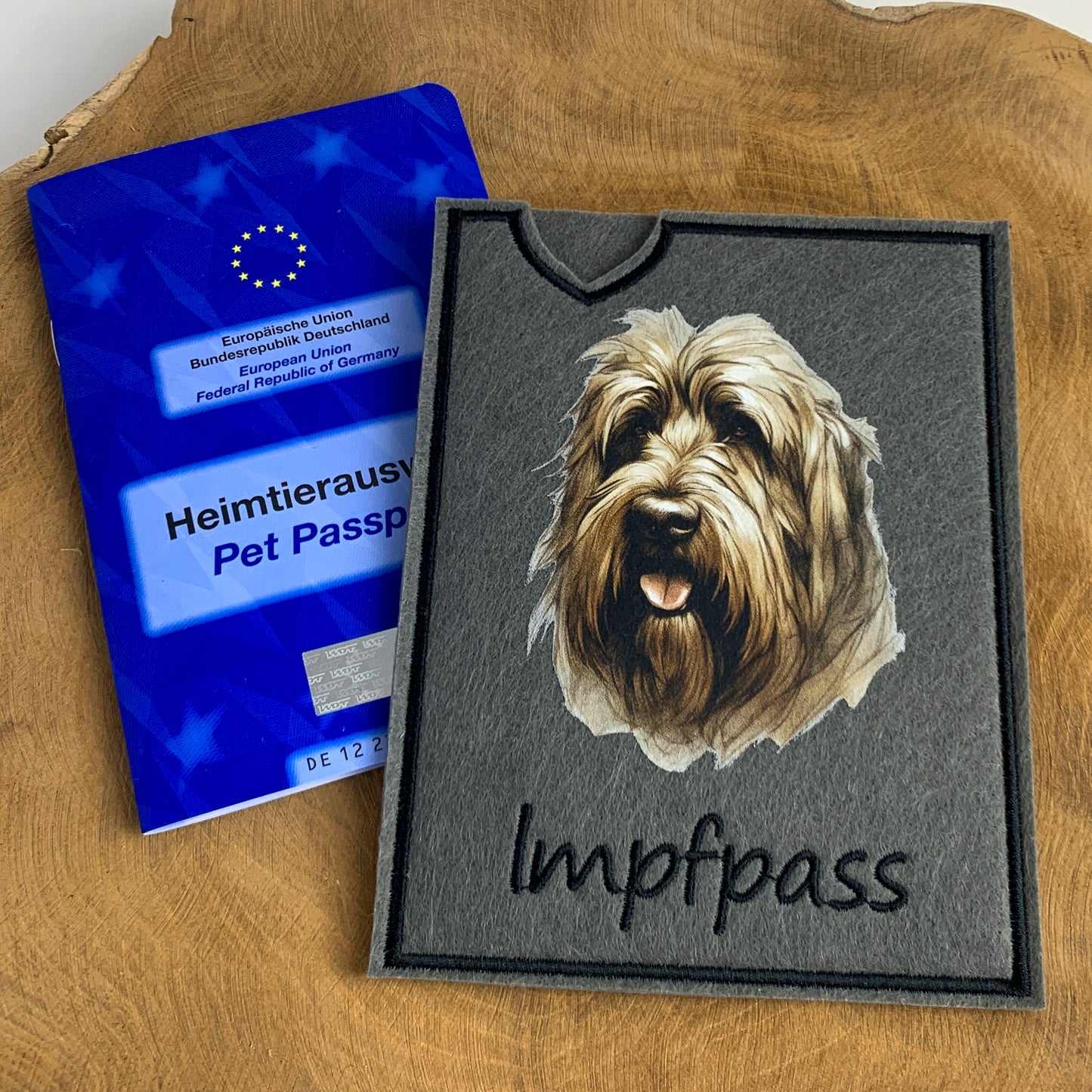 Briard Impfpasshülle (Motiv 1)